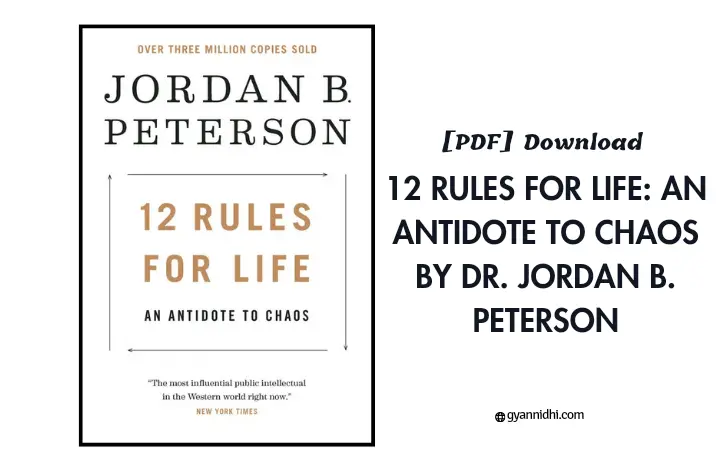 12 Rules for Life pdf: An Antidote to Chaos by Dr. Jordan B. Peterson