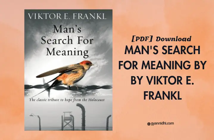 Man's Search for Meaning PDF by by Viktor E. Frankl
