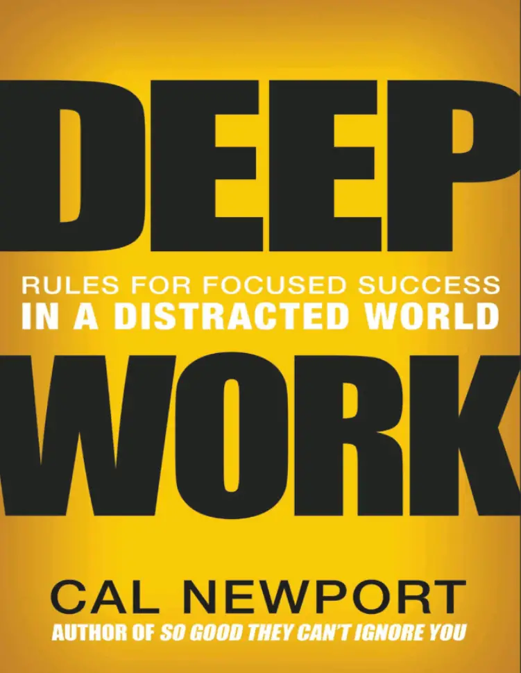 Deep Work pdf BOOK COVER 