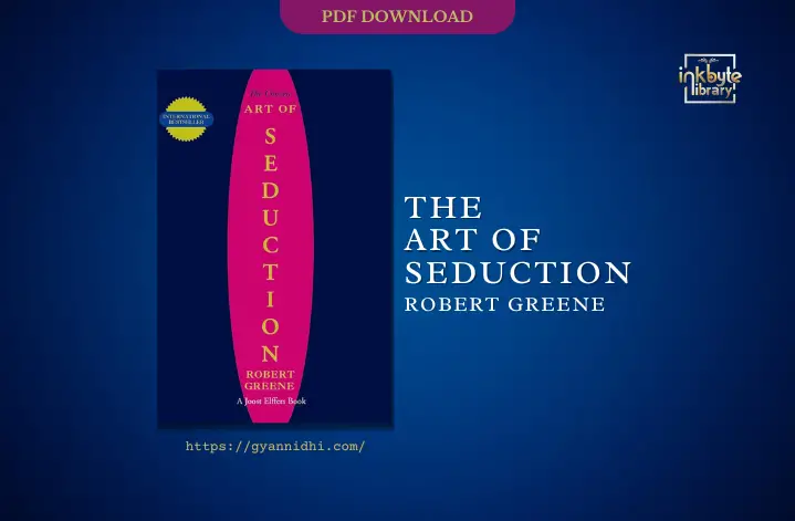 "Book cover of 'The Concise Art of Seduction' by Robert Greene, featuring a pink oval on a blue background."