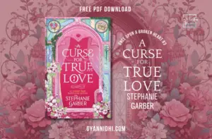 The book cover for A Curse for True Love by Stephanie Garber, #1 Sunday Times Bestseller, features a vibrant floral design surrounded by vines and leaves. The title is prominently displayed in an elegant font, with the author's name at the bottom. The overall color scheme includes shades of pink, green, and blue, evoking a sense of enchantment and fantasy.