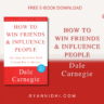 Cover of How to Win Friends and Influence People by Dale Carnegie, a classic self-help book on communication, leadership, and social success.